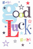 There's an unmistakable zest to this card's playful design-a visual symphony that sings out wishes of luck and support throughout Wimbledon. The phrase 'Good Luck' is crafted in oversized, pastel-blue letters intertwined with joyful reds, gentle greens, and rich purples, creating an artist's dream of colour harmony. Stars in navy, lilac, and citrus lime sparkle across the fresh white background, reminiscent of hopeful glances skyward above Wimbledon Common. The texture is undeniably smooth, the kind you'd expect in quality stationery carefully selected at a local florist, promising tactile delight as fingers trace its inviting surface. Ideal for life's new chapters-exams at nearby schools, performances at local venues, or the anticipation before a big move-this card radiates heartfelt optimism. It's a small but meaningful gesture, reflecting the warmth and encouragement that Wimbledon families and friends share, and a keepsake as uplifting as the freshest bouquet delivered by Wimbledon Flowers.